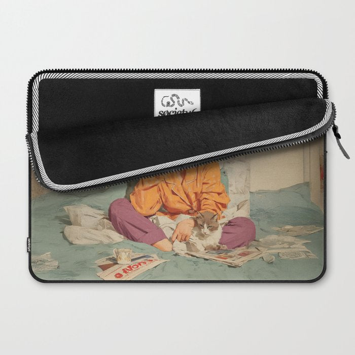 Cozy Morning Rituals Reimagined Laptop Sleeve Gallery Image 2