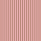 Ultra Fine Stripes Narrow Vertical Stripe Pattern in Mocha Brown and Pink Coffee Mug Gallery Image 2