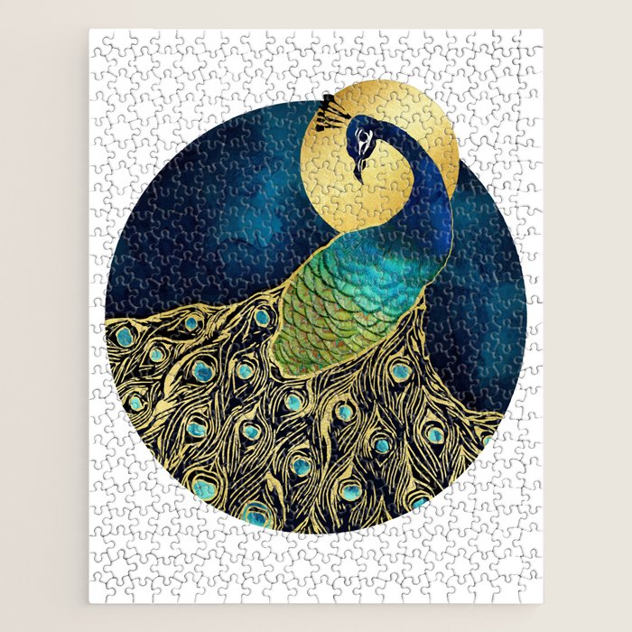 Golden Peacock Jigsaw Puzzle Gallery Image 1