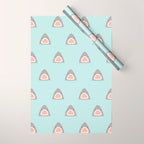 shark attack Wrapping Paper Gallery Image 1