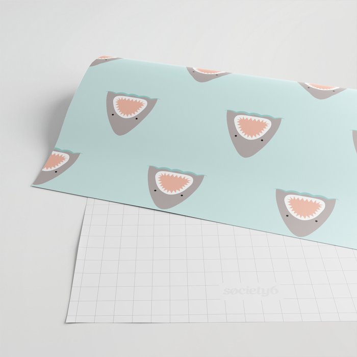 shark attack Wrapping Paper Gallery Image 2