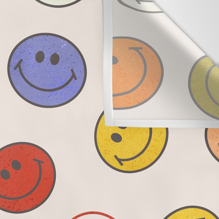 Many Happy Smileys Wall Tapestry Gallery Image 3