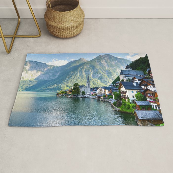 Switzerland Mountain Landscape  Rug Gallery Image 1