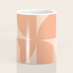 Bauhaus Mid Century Modern Geometric VI Peach Orange Coffee Mug Gallery Image 4
