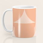 Bauhaus Mid Century Modern Geometric VI Peach Orange Coffee Mug Gallery Image 3