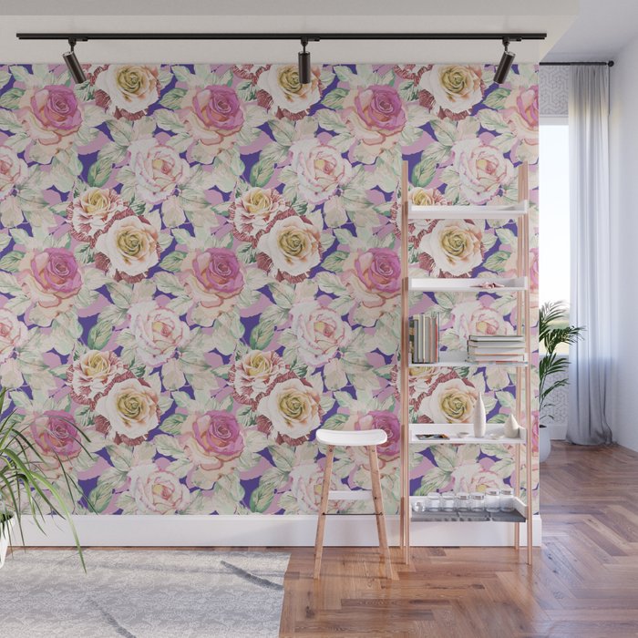 The lush garden in bloom P Wall Mural Gallery Image 1
