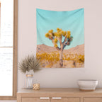 Vivid Desert - Joshua Tree Cactus Wall Tapestry Gallery Image 2