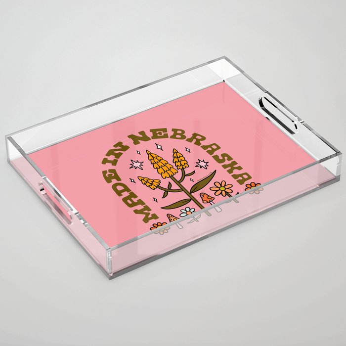 Made In Nebraska Acrylic Tray Gallery Image 1