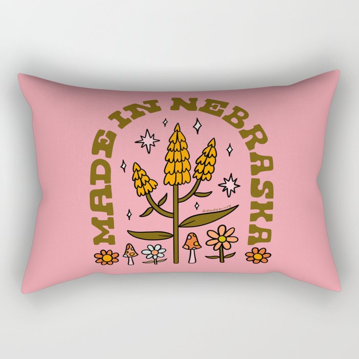 Made In Nebraska Rectangular Pillow Gallery Image 2