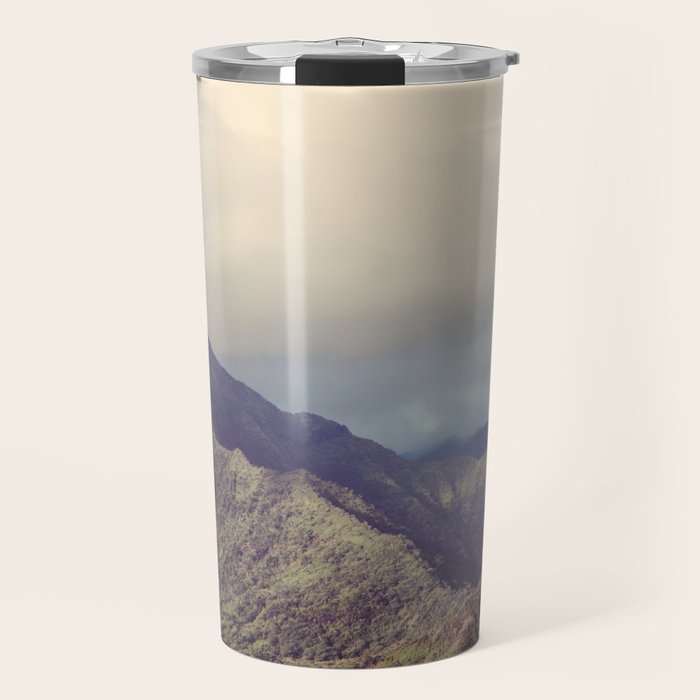 Kauai Rainbow - Hawaii Nature, Landscape Photography Travel Mug Gallery Image 1