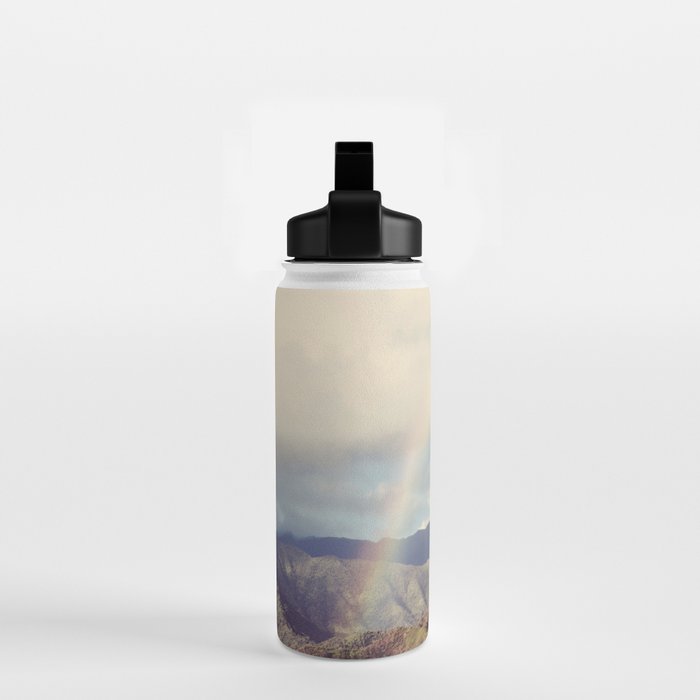 Kauai Rainbow - Hawaii Nature, Landscape Photography Water Bottle Gallery Image 2