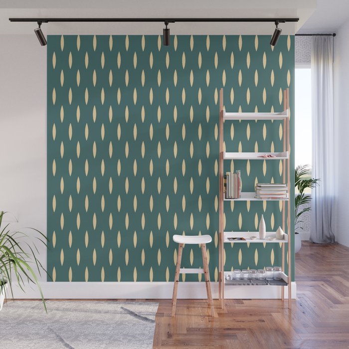 Minimalist Dash Pattern Casvani Wall Mural Gallery Image 1