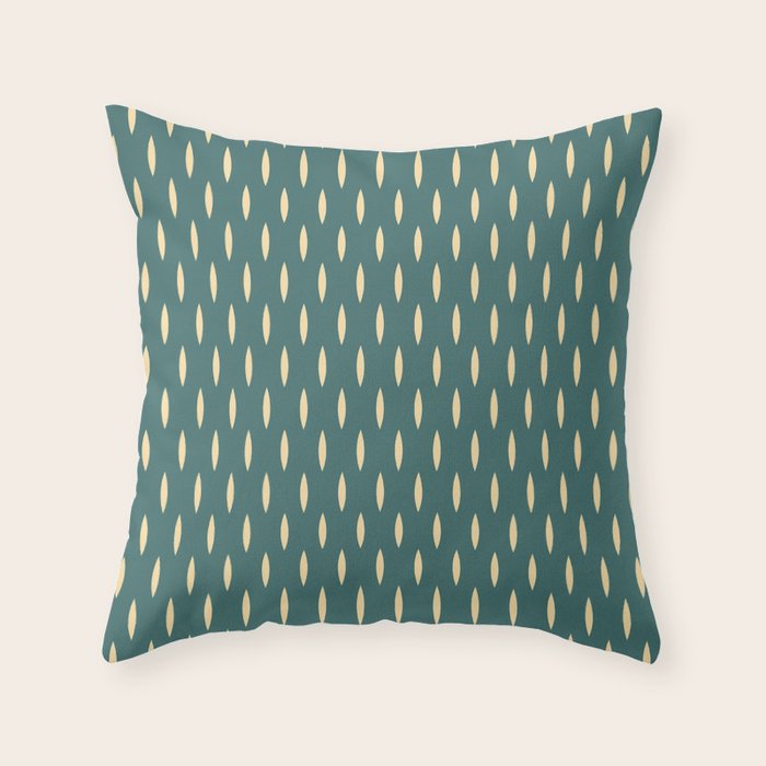 Minimalist Dash Pattern Casvani Throw Pillow Gallery Image 1