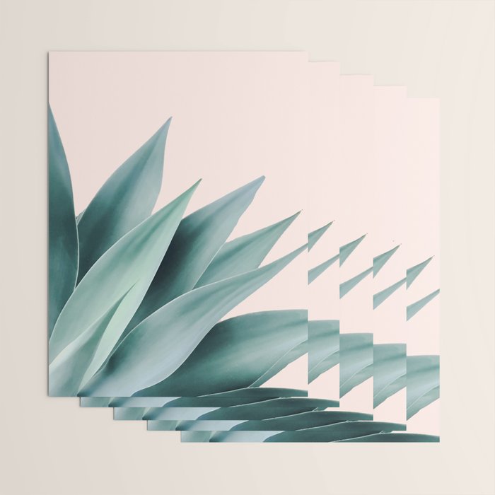 Agave flare II - peach Wrapping Paper Gallery Image 3