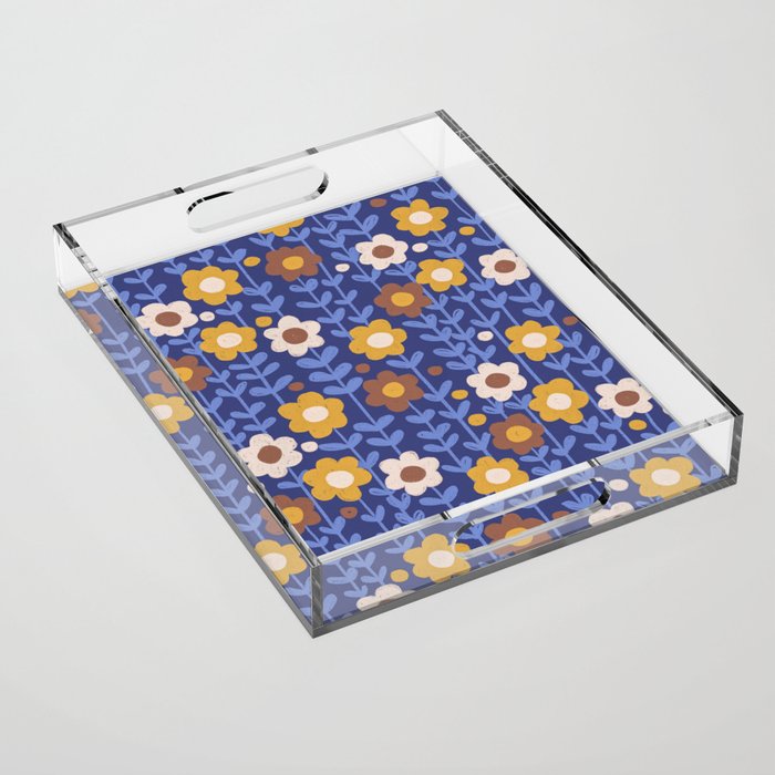 Navy blue Acrylic Tray Gallery Image 1