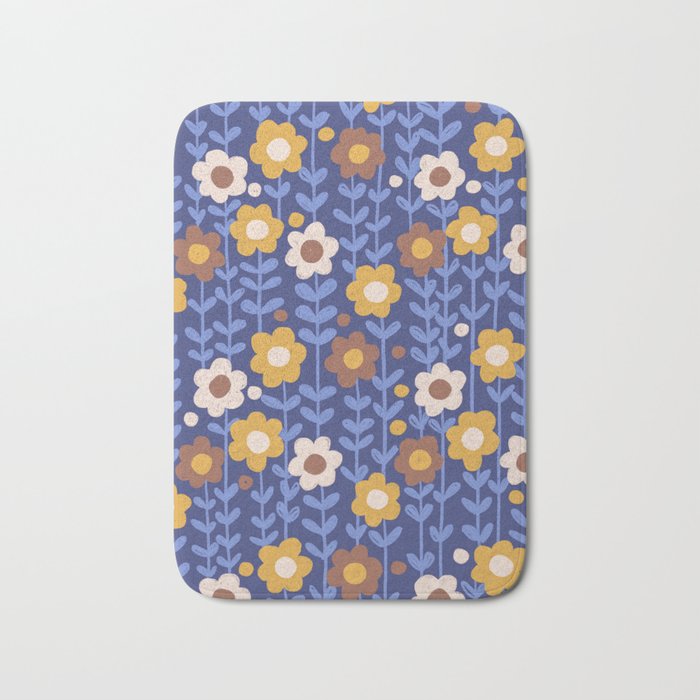 Navy blue Bath Mat Gallery Image 1