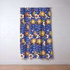 Navy blue Window Curtain Gallery Image 3