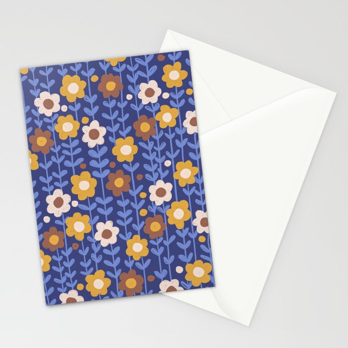 Navy blue Stationery Card Gallery Image 2