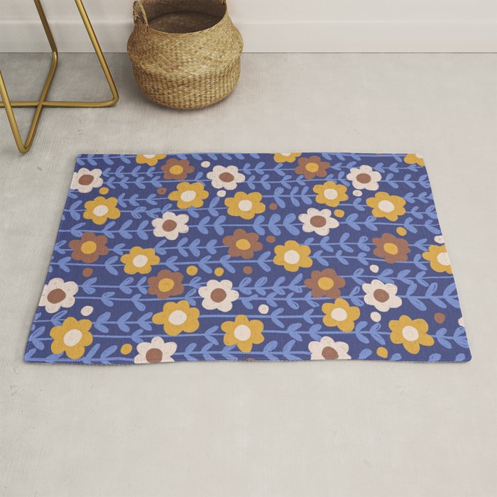 Navy blue Rug Gallery Image 1