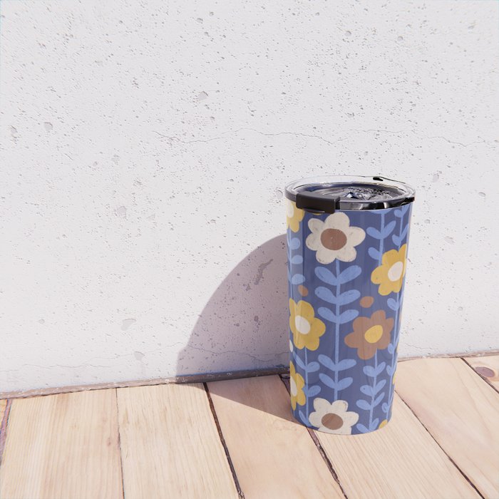 Navy blue Travel Mug Gallery Image 4