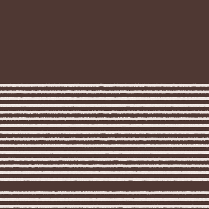 Ink Stripes Organic Minimalist Pattern Brown and Cream Coffee Mug Gallery Image 2