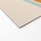 Colored Retro Cross Stripes Welcome Mat Gallery Image 2
