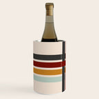 Colored Retro Cross Stripes Wine Chiller Gallery Image 2