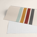 Colored Retro Cross Stripes Wrapping Paper Gallery Image 2
