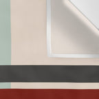 Colored Retro Cross Stripes Wall Tapestry Gallery Image 3