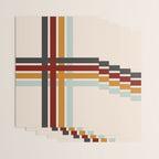 Colored Retro Cross Stripes Wrapping Paper Gallery Image 3