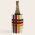 Colored Retro Cross Stripes Wine Chiller Gallery Image 1