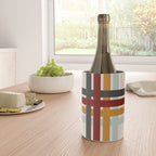 Colored Retro Cross Stripes Wine Chiller Gallery Image 4