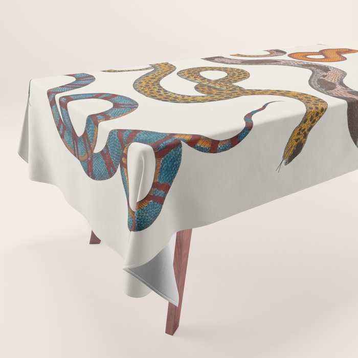 Albertus SEBA four snake scales  Tablecloth Gallery Image 1