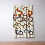 Albertus SEBA four snake scales  Window Curtain Gallery Image 3
