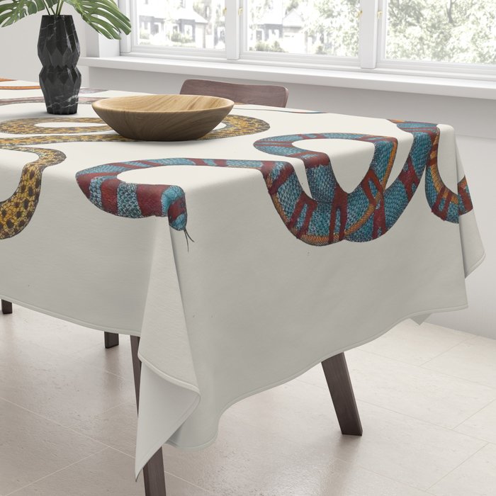 Albertus SEBA four snake scales  Tablecloth Gallery Image 3