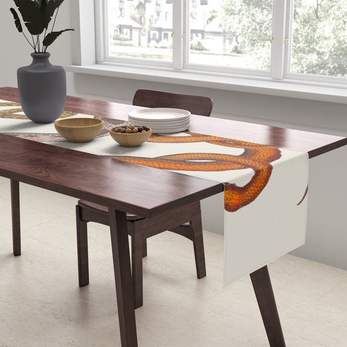 Albertus SEBA four snake scales  Table Runner Gallery Image 2