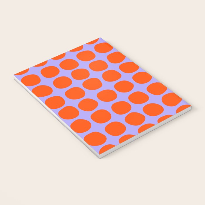 Circles in Purple and Orange Notebook Gallery Image 3