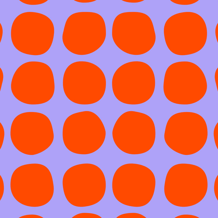 Circles in Purple and Orange Coffee Mug Gallery Image 2