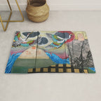 Crane triptych Rug Gallery Image 1