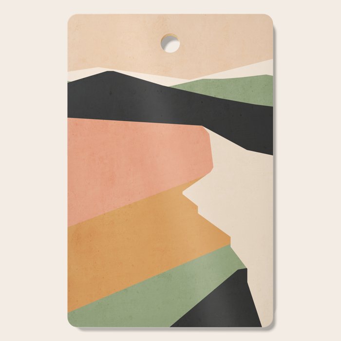Abstract Art Landscape 2 Cutting Board Gallery Image 1