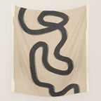 Abstract line art 43 Wall Tapestry Gallery Image 4