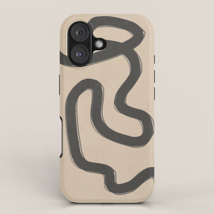 Abstract line art 43 iPhone Case Gallery Image 1