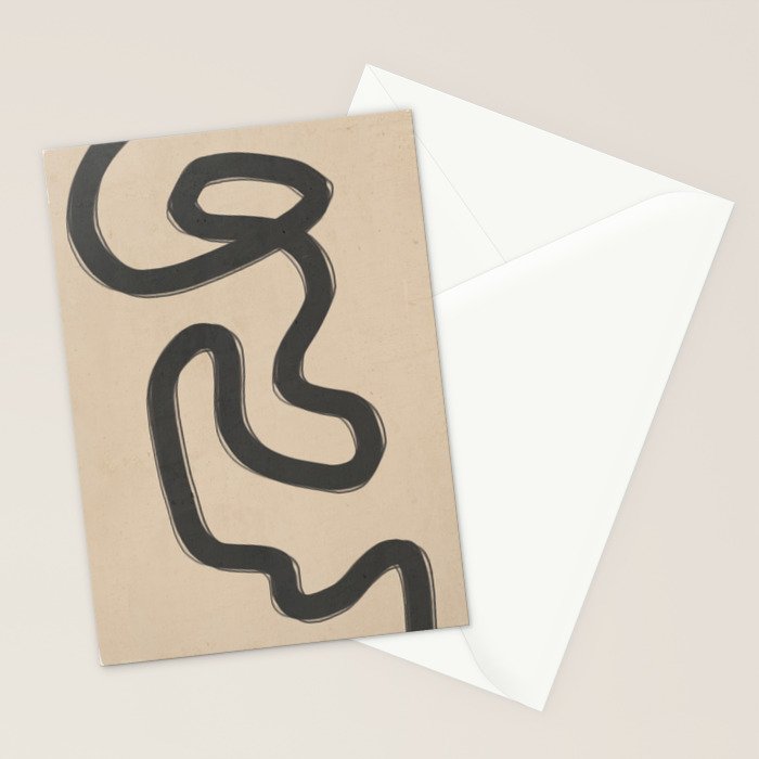 Abstract line art 43 Stationery Card Gallery Image 2