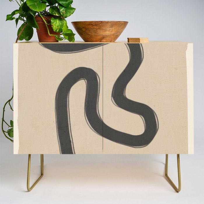 Abstract line art 43 Credenza Gallery Image 1