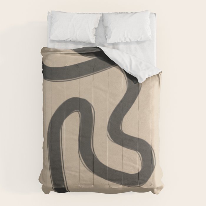 Abstract line art 43 Comforter Gallery Image 1