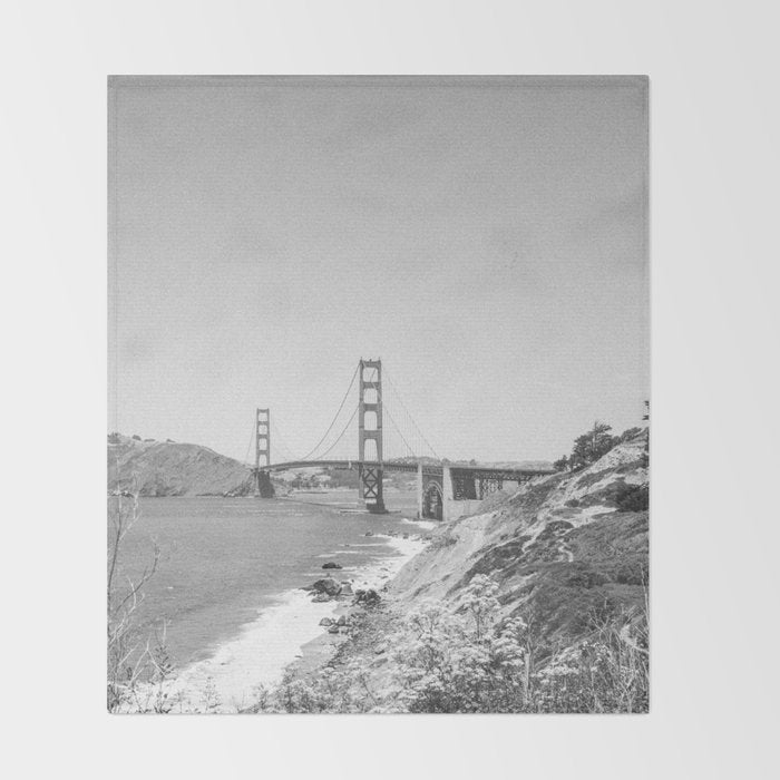 GOLDEN GATE BRIDGE IV / San Francisco, California Throw Blanket Gallery Image 2