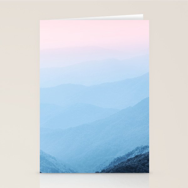 Epic Smoky Mountain Sunset - National Park Stationery Card Gallery Image 1