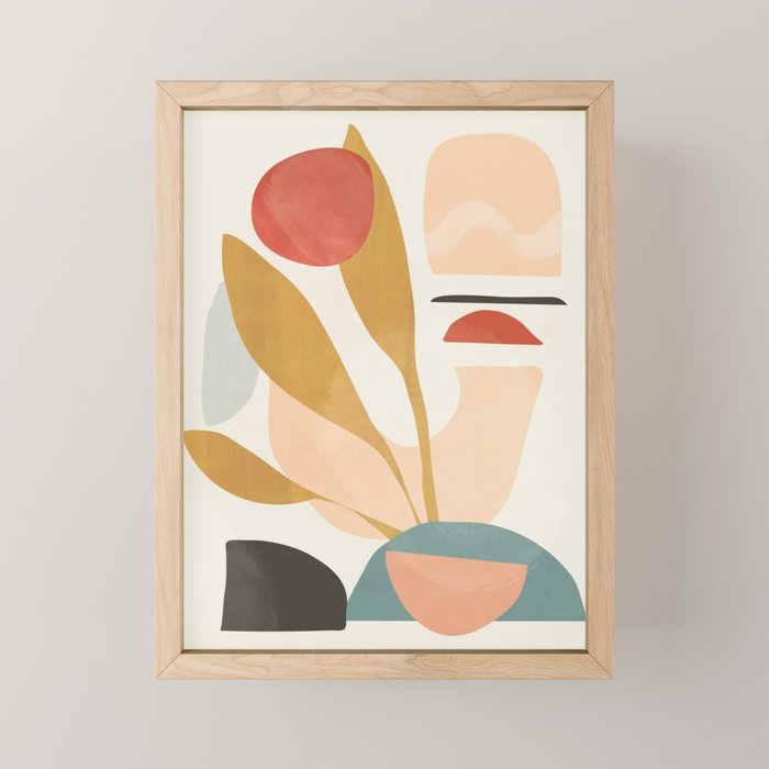 Abstract Shapes 20 Mini Art Print Gallery Image 1