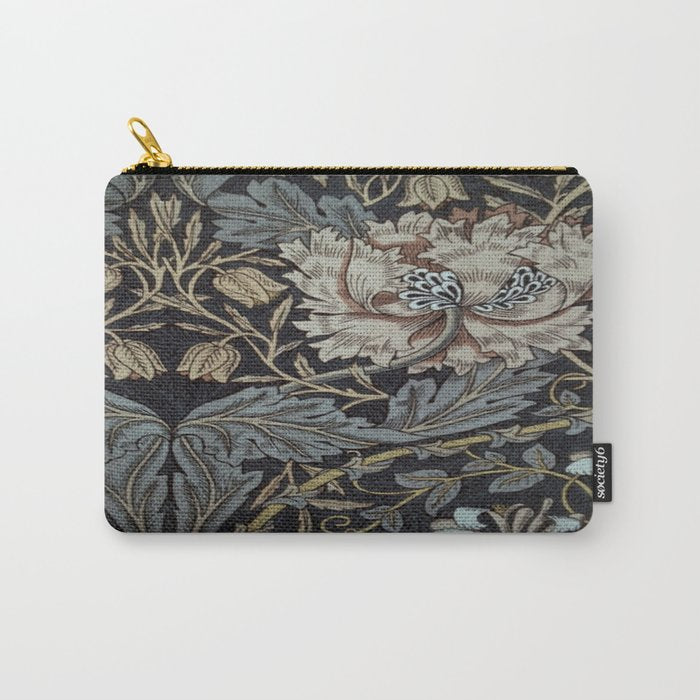 William Morris floral design, William Morris design Carry All Pouch Gallery Image 1