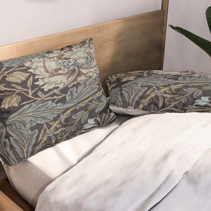 William Morris floral design, William Morris design Pillow Sham Gallery Image 2